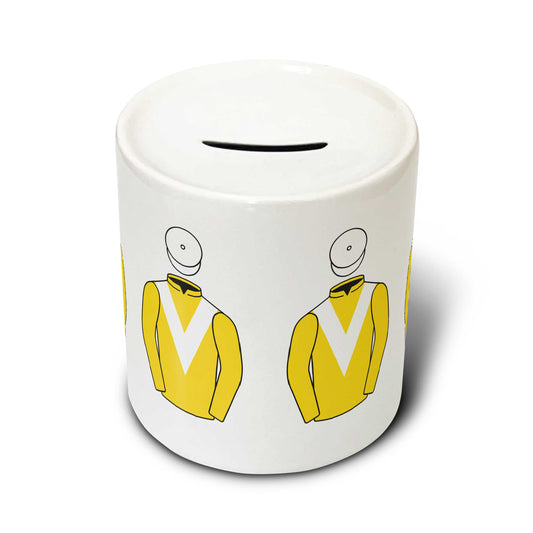 Old Gold Racing Money Box - Money Box - Hacked Up