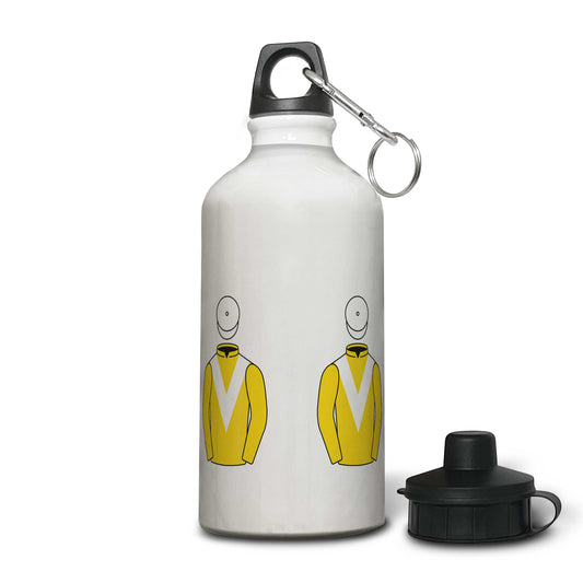 Old Gold Racing Double Lid Bottle - Drinks Bottle - Hacked Up