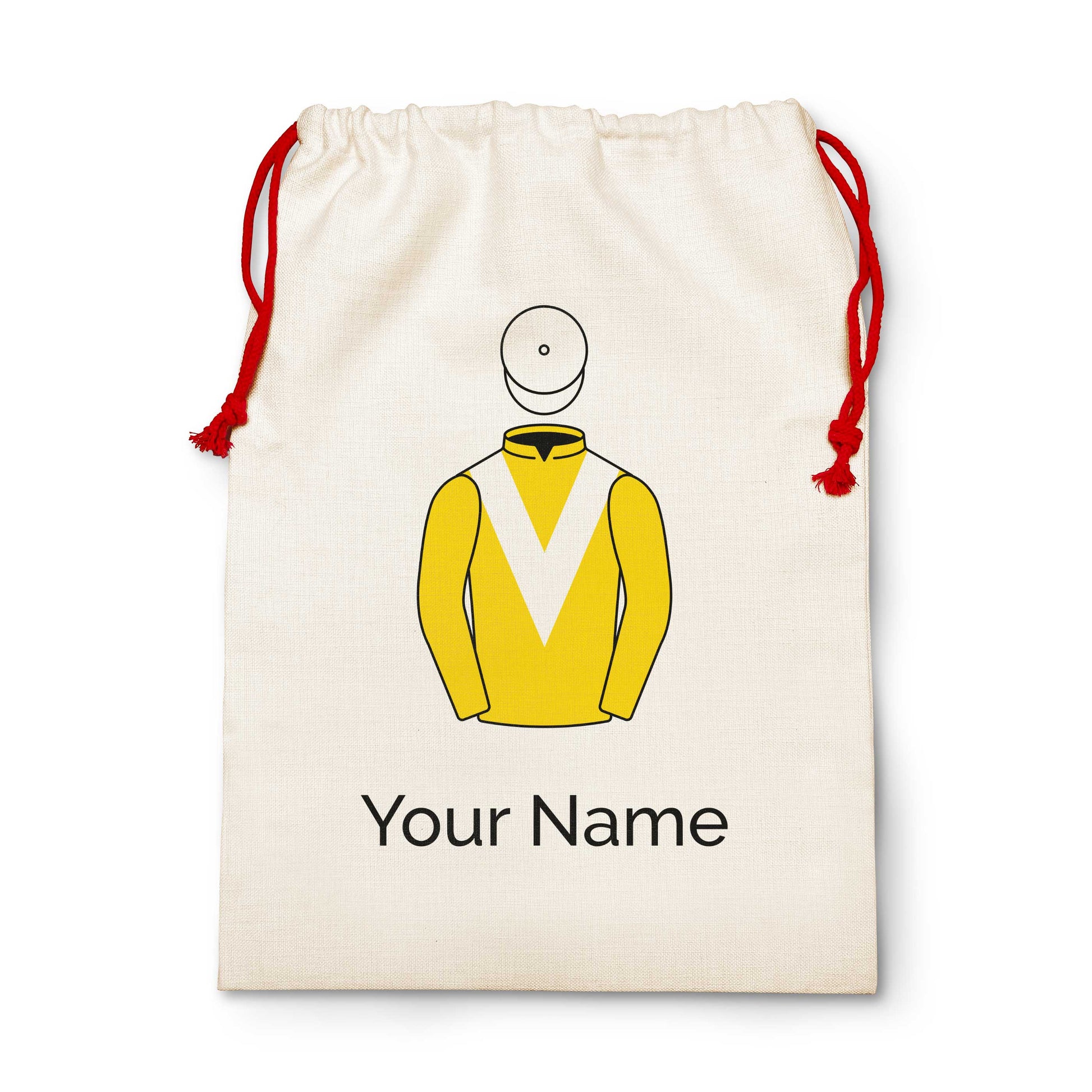 Old Gold Racing Christmas Sack - Christmas Sack - Hacked Up