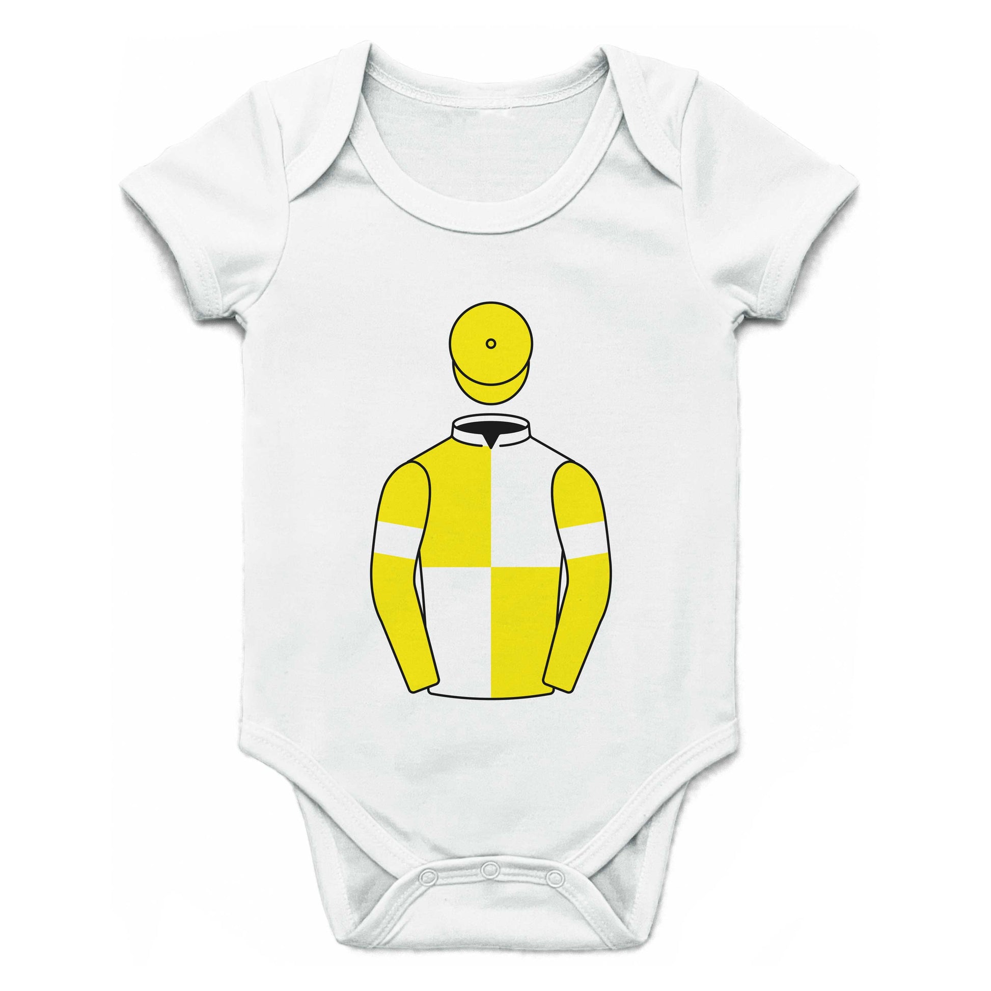 Ontoawinner syndicate Single Silks Baby Grow - Baby Grow - Hacked Up