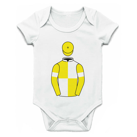 Ontoawinner syndicate Single Silks Baby Grow - Baby Grow - Hacked Up