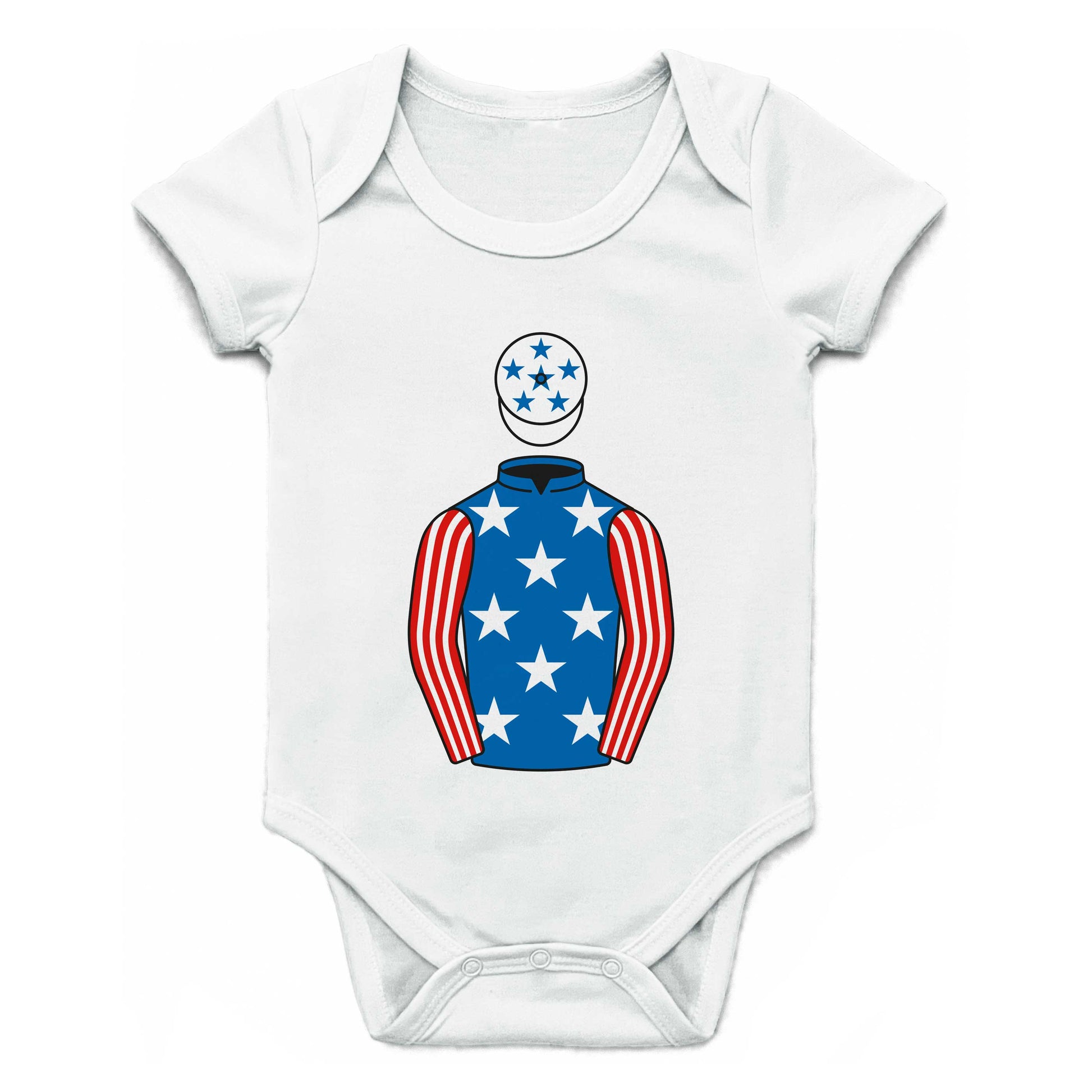 Mrs S Rowley-Williams Single Silks Baby Grow - Baby Grow - Hacked Up