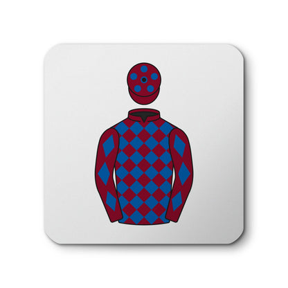 Sideways Syndicate Horse Racing Ceramic Coaster with Cork Base - Hacked Up Horse Racing Gifts