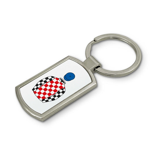Simon Hunt And Gary Lambton Horse Racing Keyring - Hacked Up Horse Racing Gifts