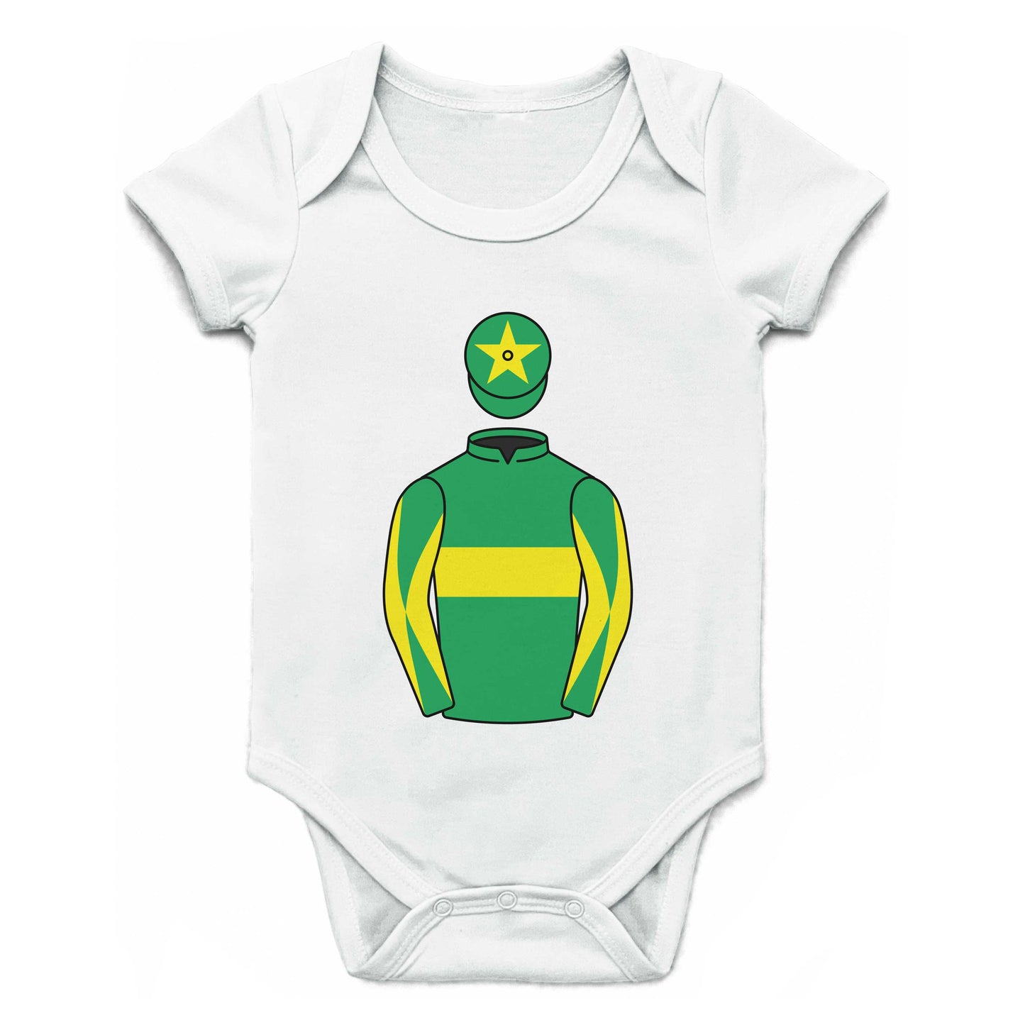 Wessex Racing Club Single Silks Baby Grow - Baby Grow - Hacked Up