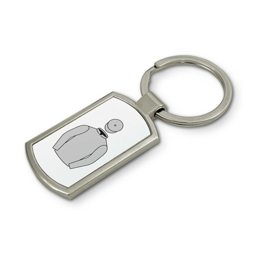 Sheikh Hamdan bin Mohammed Al Maktoum Keyring - Keyring - Hacked Up