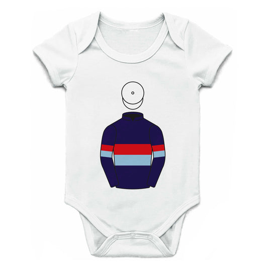 Kennet Valley Thoroughbreds XI Racing Single Silks Baby Grow - Baby Grow - Hacked Up
