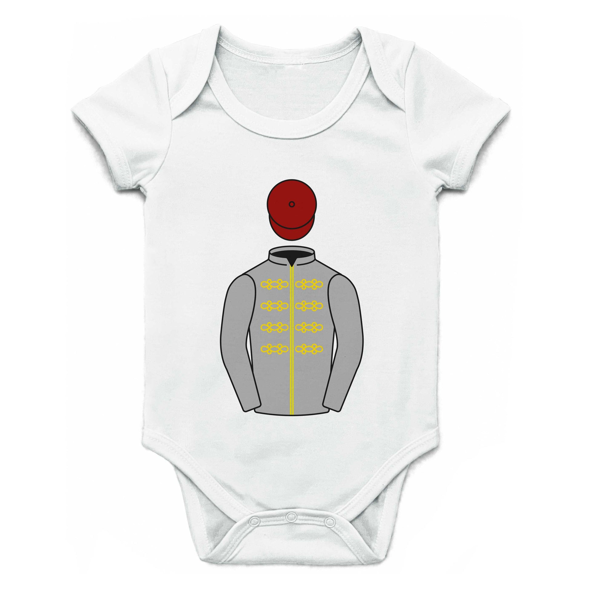Al Shaqab Racing Single Silks Baby Grow - Baby Grow - Hacked Up
