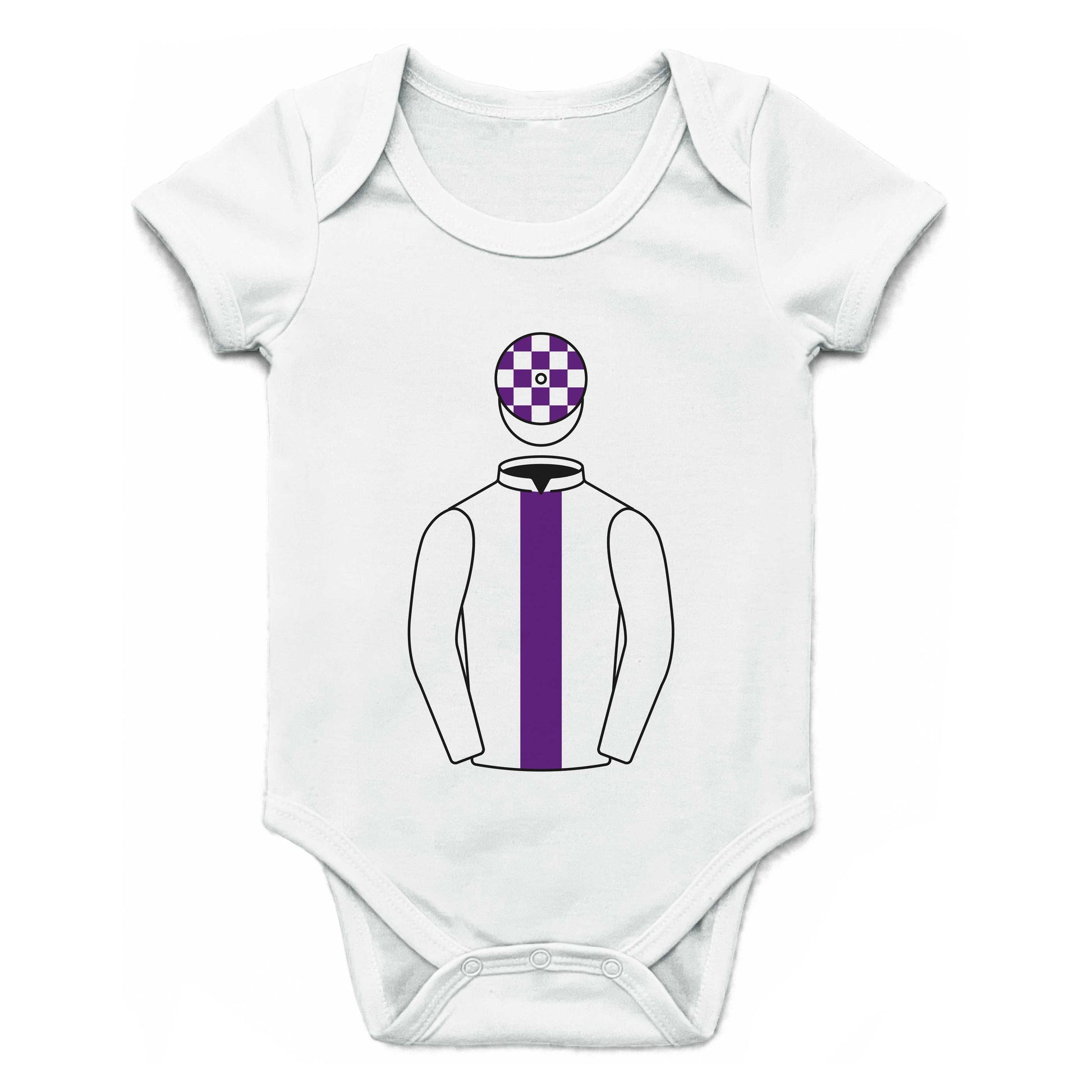 Mrs J S Bolger Single Silks Baby Grow - Baby Grow - Hacked Up