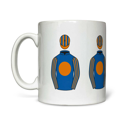 Michael Tabor, Derrick Smith and Mrs John Magnier 4 Silks Mug - Mug - Hacked Up