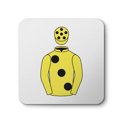 Sheikh Mohammed Obaid Al Maktoum Ceramic Coaster - Ceramic Coaster - Hacked Up