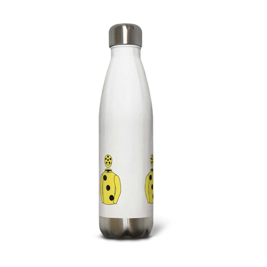Sheikh Mohammed Obaid Al Maktoum Horse Racing Drinks Bottle - Hacked Up Horse Racing Gifts