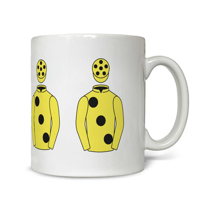 Sheikh Mohammed Obaid Al Maktoum 4 Silks Mug - Mug - Hacked Up