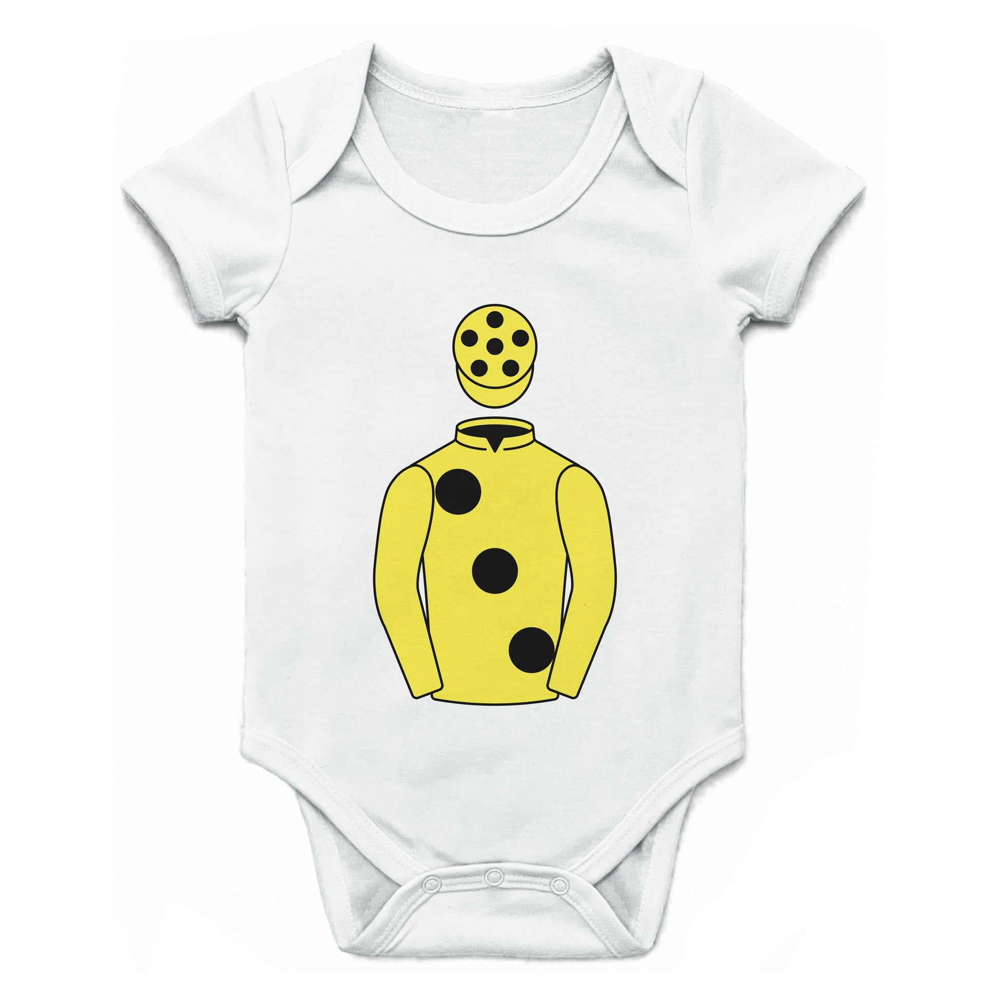 Sheikh Mohammed Obaid Al Maktoum Single Silks Baby Grow - Baby Grow - Hacked Up