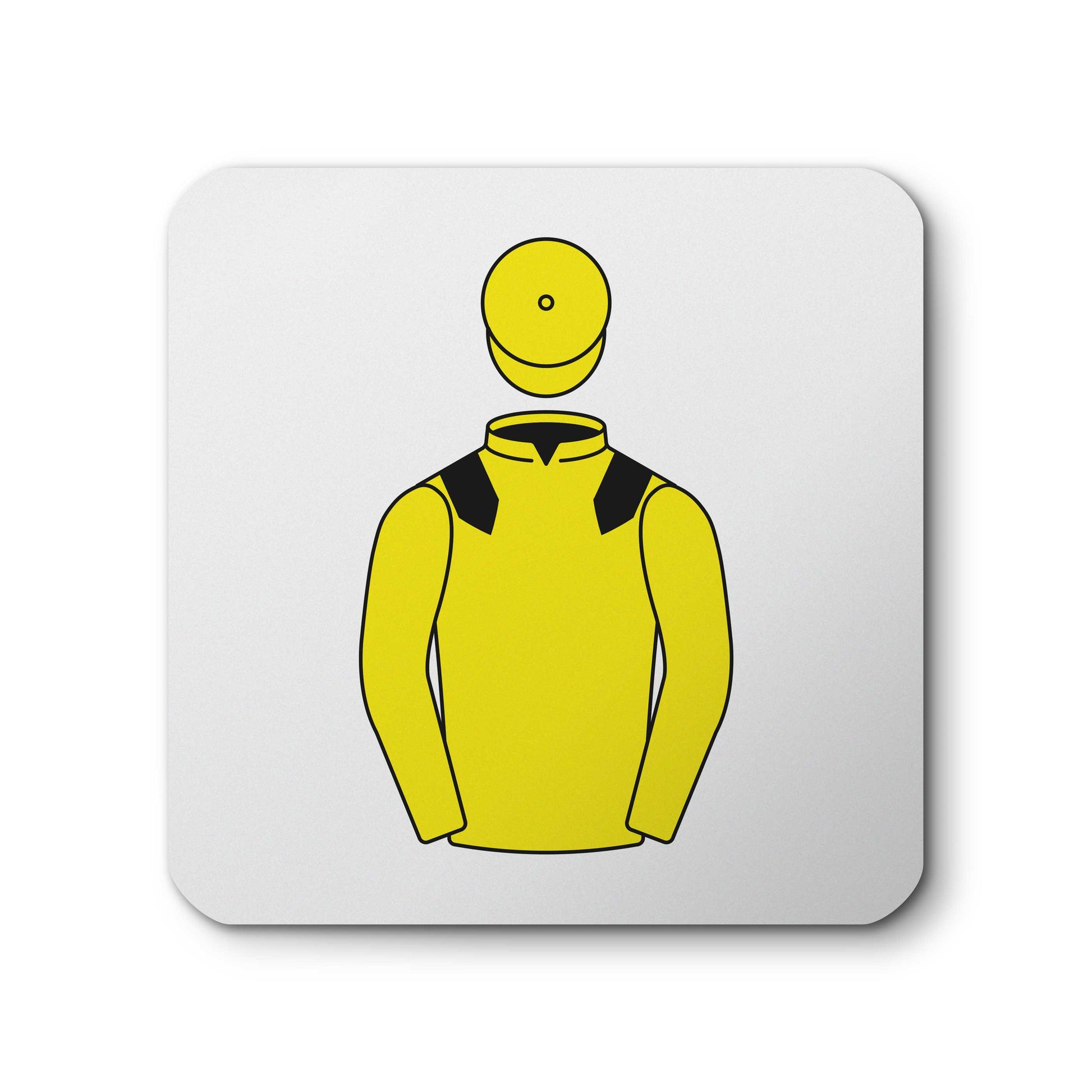 Sheikh Ahmed Al Maktoum Ceramic Coaster - Ceramic Coaster - Hacked Up