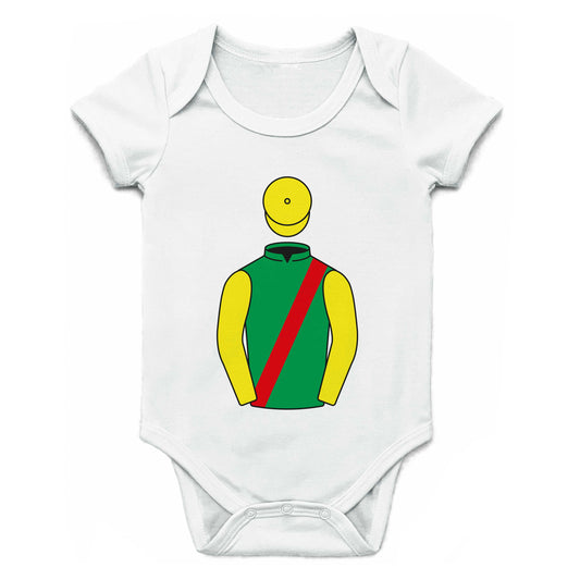Mrs A M Swinburn Single Silks Baby Grow - Baby Grow - Hacked Up