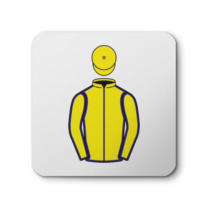 Sheikh Rashid Dalmook Al Maktoum Ceramic Coaster - Ceramic Coaster - Hacked Up