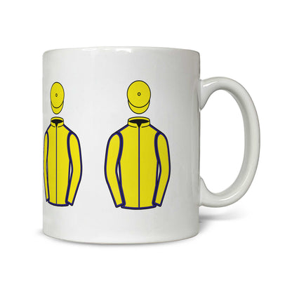 Sheikh Rashid Dalmook Al Maktoum 4 Silks Mug - Mug - Hacked Up