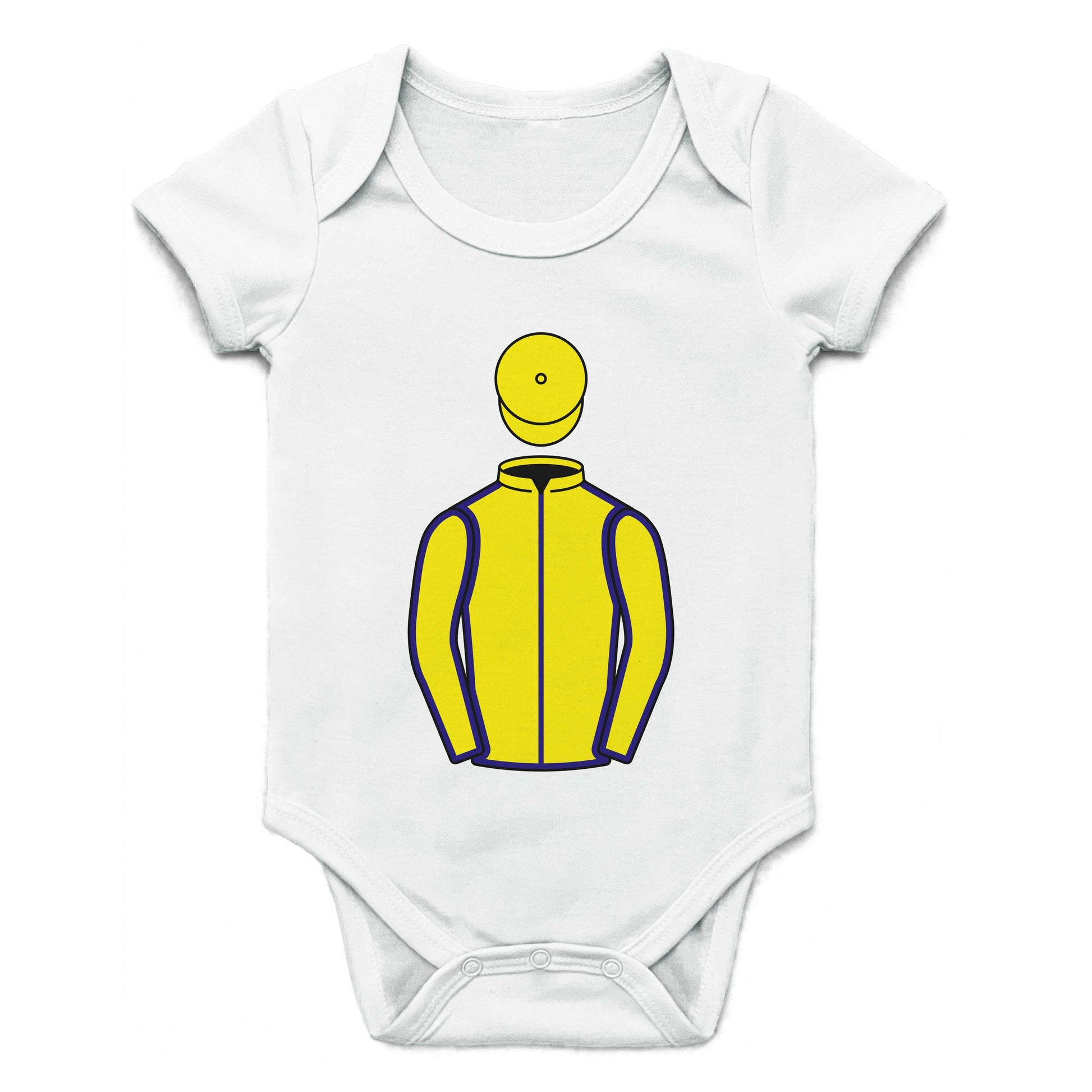 Sheikh Rashid Dalmook Al Maktoum Single Silks Baby Grow - Baby Grow - Hacked Up