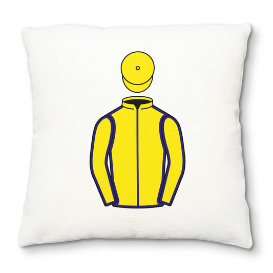 Sheikh Rashid Dalmook Al Maktoum Deluxe Cushion Cover - Hacked Up