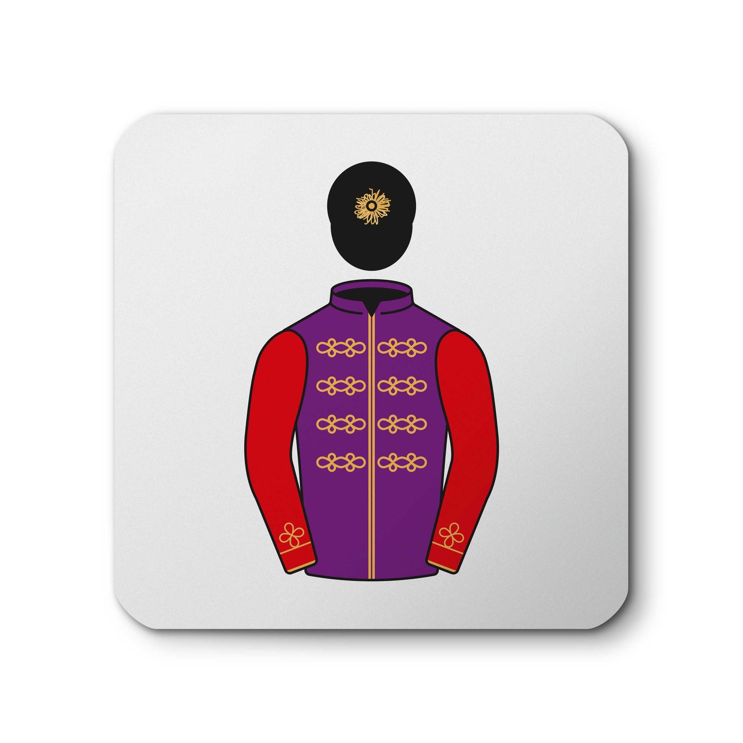 The Queen Ceramic Coaster - Ceramic Coaster - Hacked Up