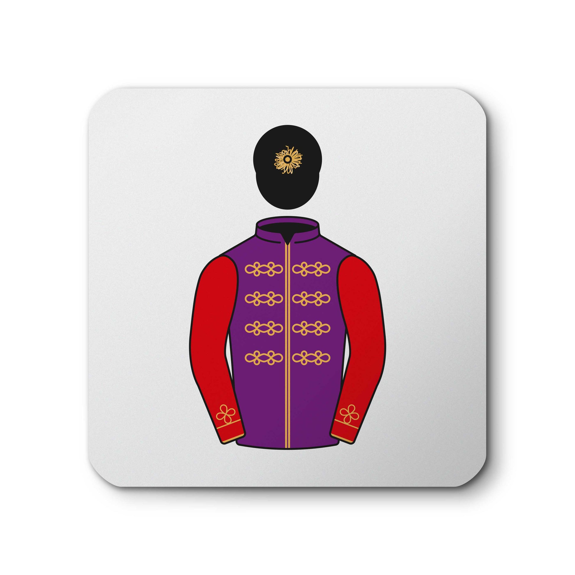 The Queen Ceramic Coaster - Ceramic Coaster - Hacked Up