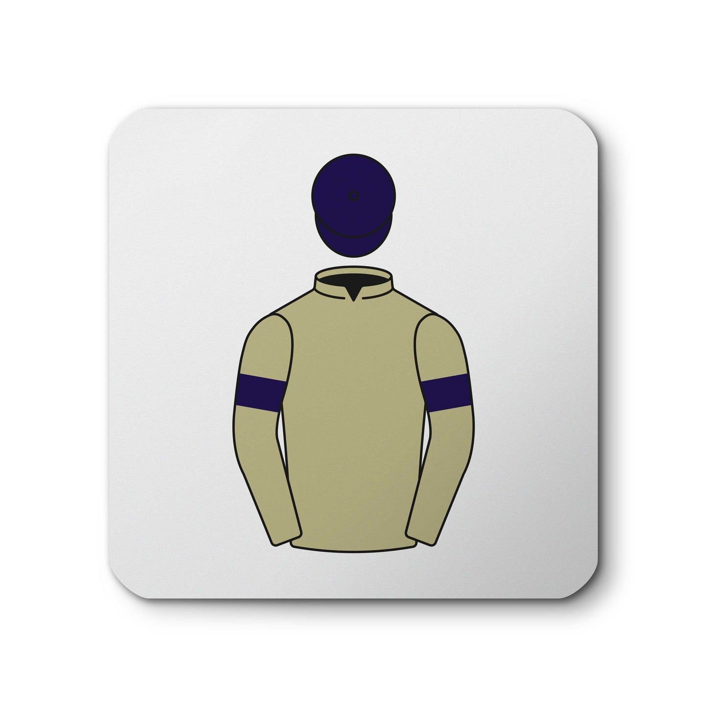 Hambleton Racing Ceramic Coaster - Ceramic Coaster - Hacked Up