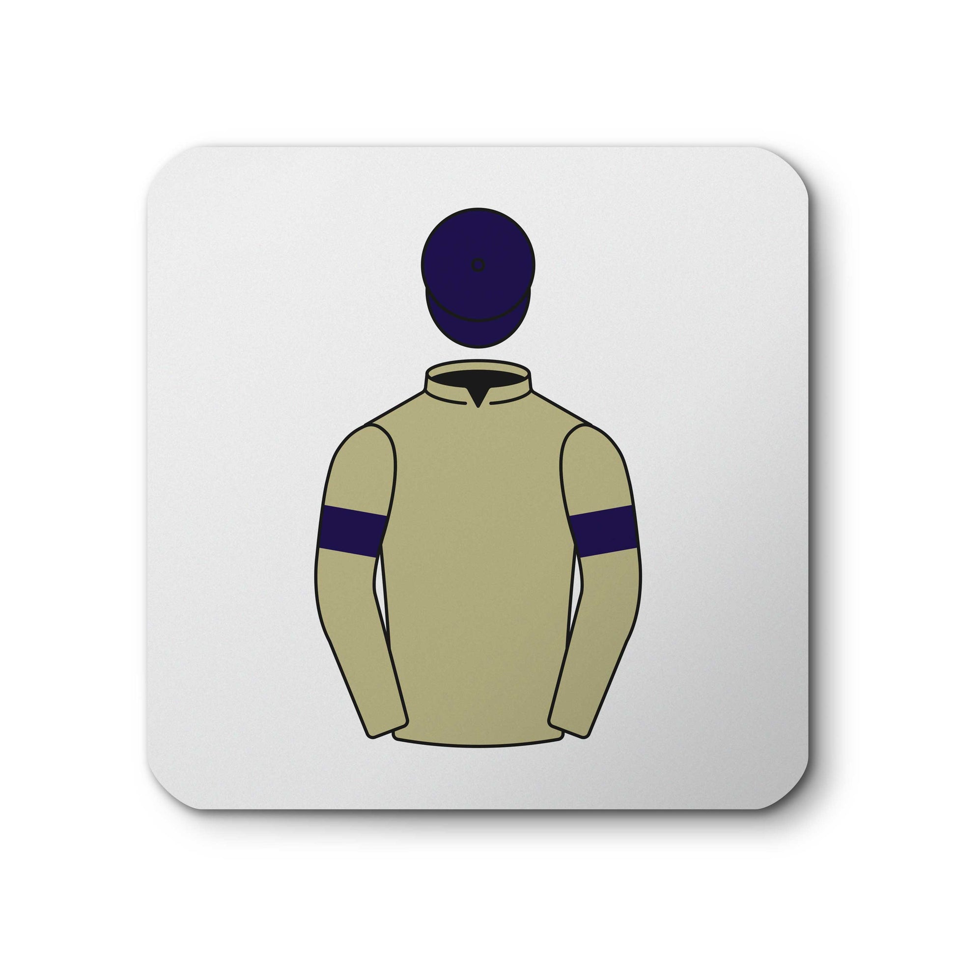 Hambleton Racing Ceramic Coaster - Ceramic Coaster - Hacked Up