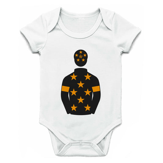 Chris Kiely Racing Ltd and J Tomkins Single Silks Baby Grow - Baby Grow - Hacked Up