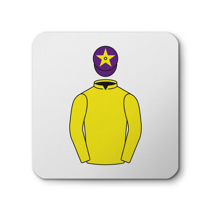Christopher Tsui Horse Racing Ceramic Coaster with Cork Base - Hacked Up Horse Racing Gifts