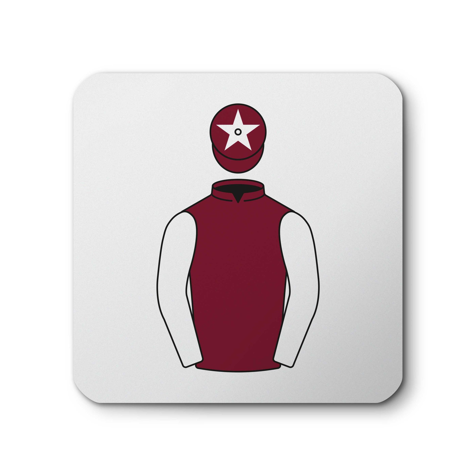 HH Sheikha Al Jalila Racing Ceramic Coaster - Ceramic Coaster - Hacked Up