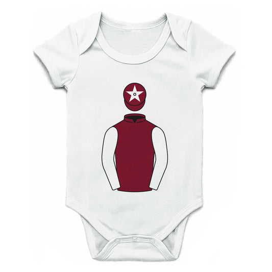 HH Sheikha Al Jalila Racing Single Silks Baby Grow - Baby Grow - Hacked Up