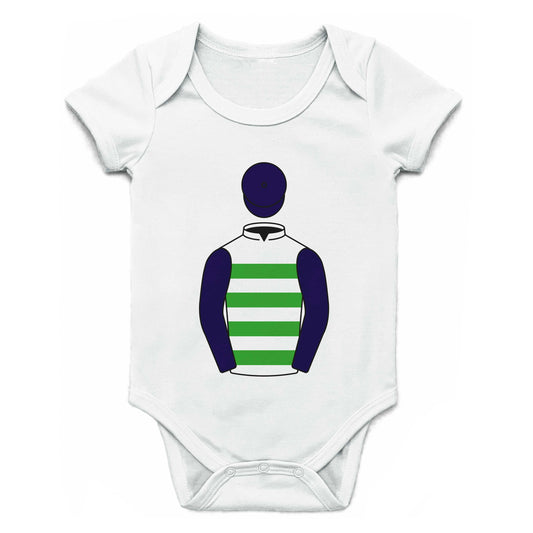 Mick and Janice Mariscotti Single Silks Baby Grow - Baby Grow - Hacked Up