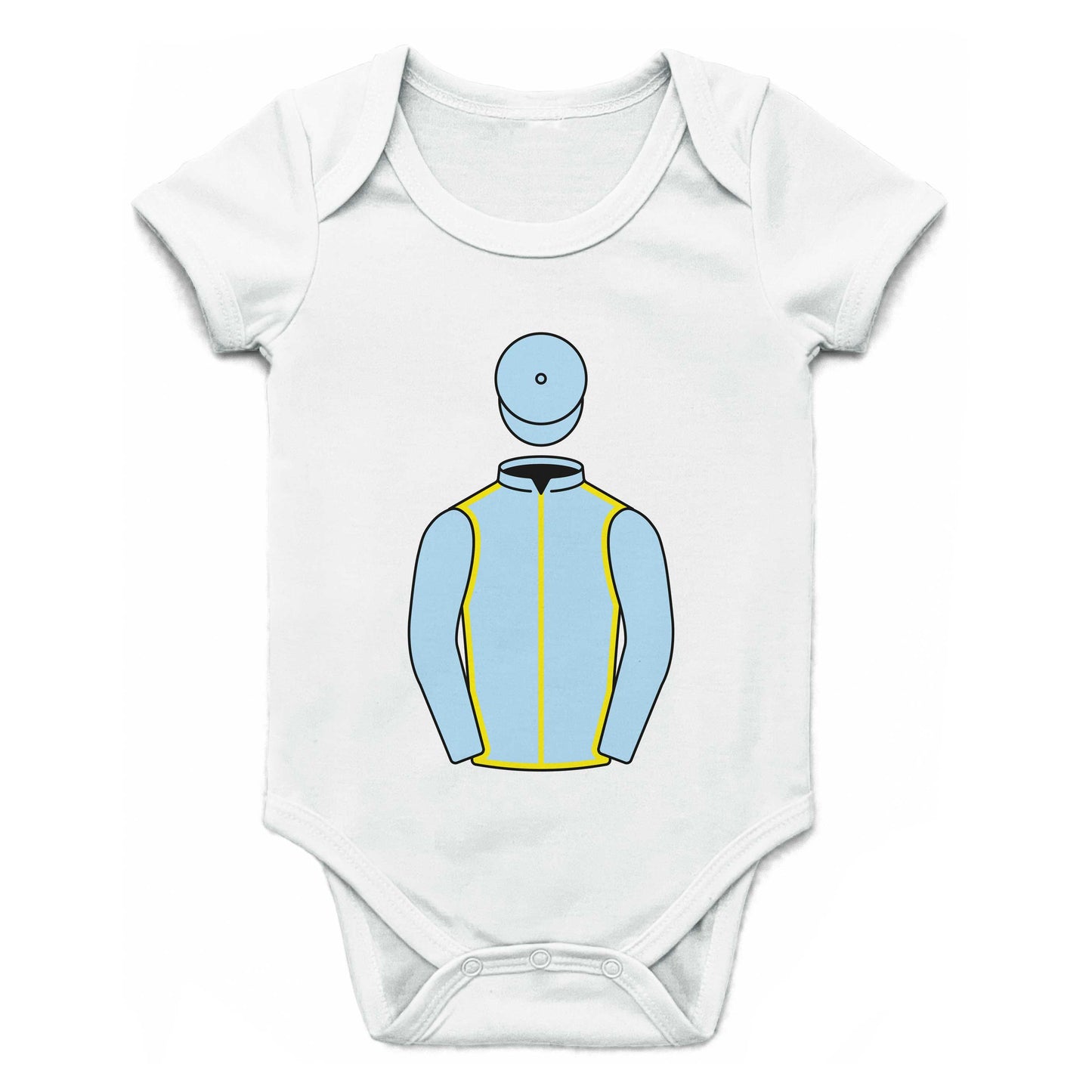 Poseidon Thoroughbred Racing Single Silks Baby Grow - Baby Grow - Hacked Up