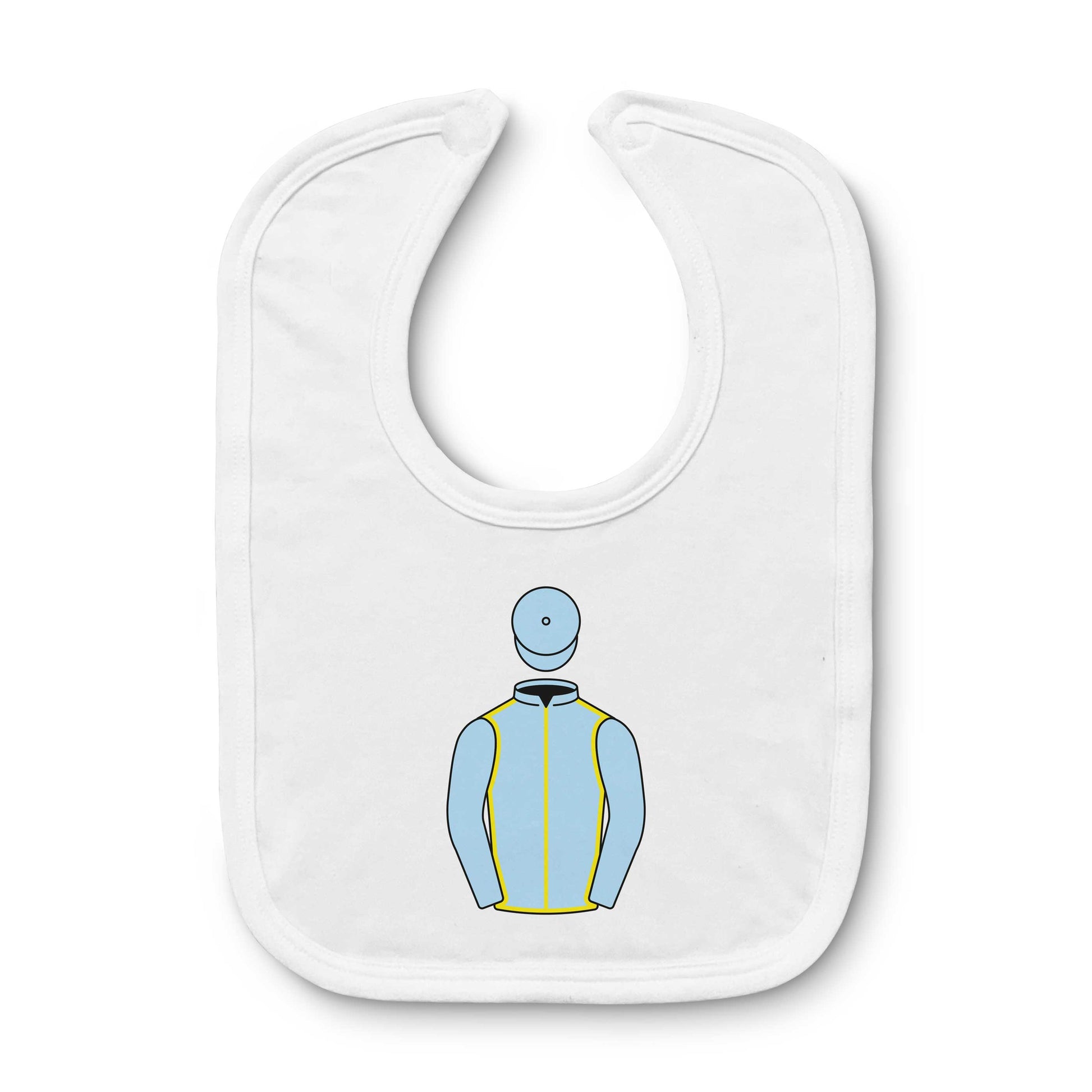Poseidon Thoroughbred Racing Baby Bib - Baby Bib - Hacked Up