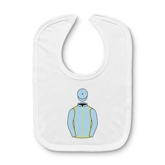 Poseidon Thoroughbred Racing Baby Bib - Baby Bib - Hacked Up