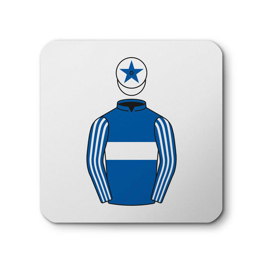 King Power Racing Horse Racing Ceramic Coaster with Cork Base - Hacked Up Horse Racing Gifts
