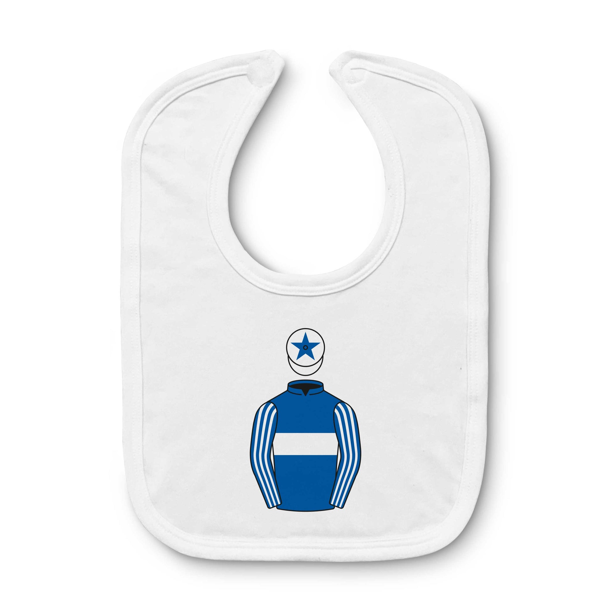 King Power Racing Baby Bib - Baby Bib - Hacked Up