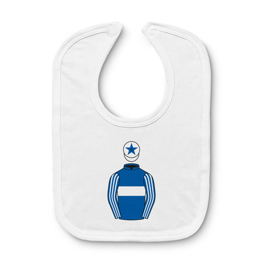 King Power Racing Baby Bib - Baby Bib - Hacked Up