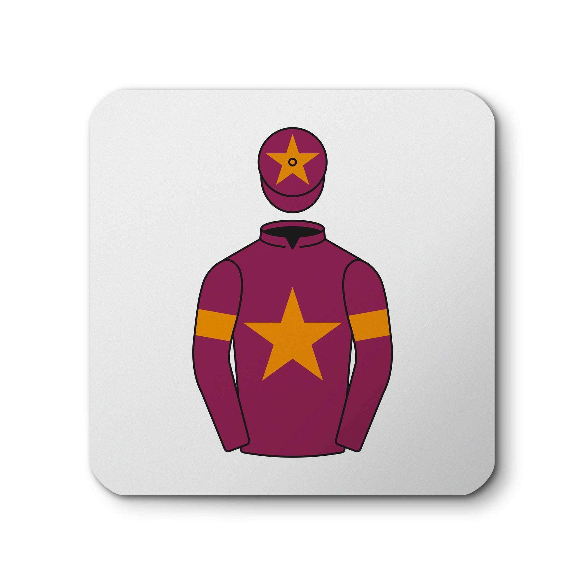 National Hunt Racing Enthusiasts Ceramic Coaster - Ceramic Coaster - Hacked Up
