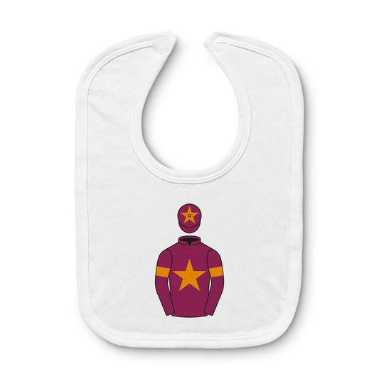 National Hunt Racing Enthusiasts Baby Bib - Baby Bib - Hacked Up