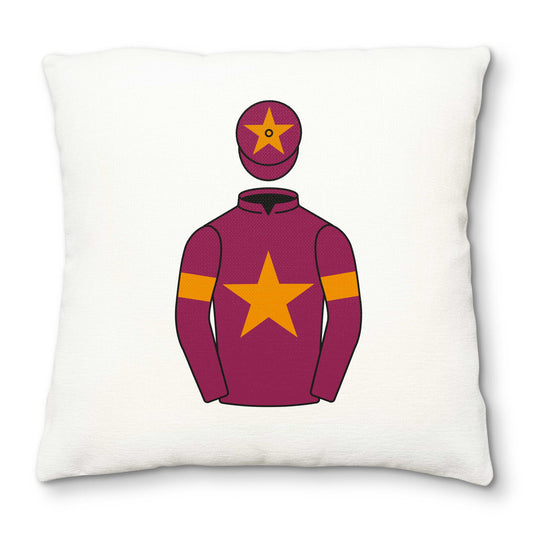 National Hunt Racing Enthusiasts Deluxe Cushion Cover - Deluxe Cushion Cover - Hacked Up