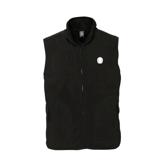 Unisex Syndicates.Racing Embroidered Fleece Bodywarmer - Clothing - Hacked Up
