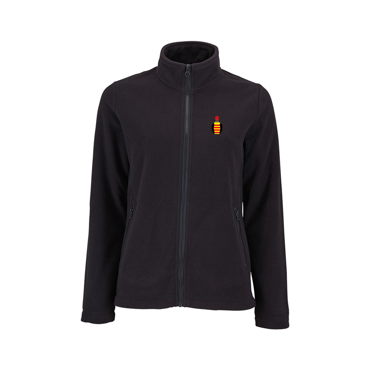 Ladies The Moggy Syndicate Embroidered Fleece Jacket - Clothing - Hacked Up
