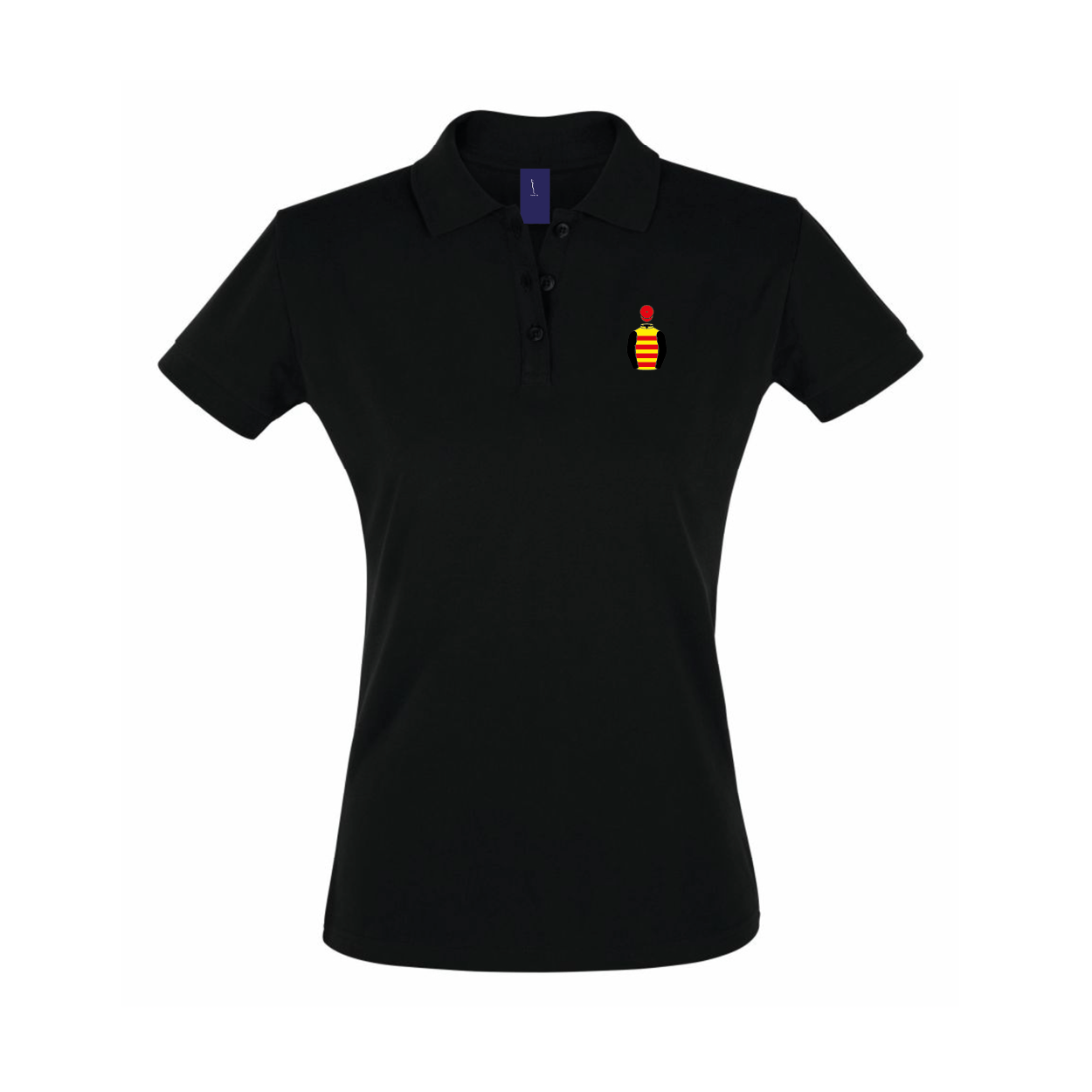 Ladies The Moggy Syndicate Embroidered Polo Shirt - Clothing - Hacked Up
