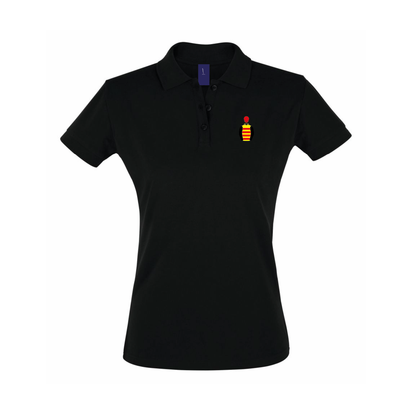 Ladies The Moggy Syndicate Embroidered Polo Shirt - Clothing - Hacked Up
