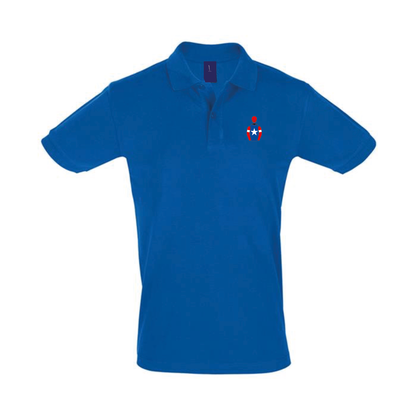 Mens The Racing Emporium Embroidered Polo Shirt - Clothing - Hacked Up