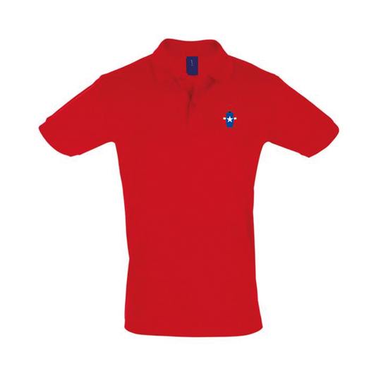 Mens The Racing Emporium Embroidered Polo Shirt - Clothing - Hacked Up