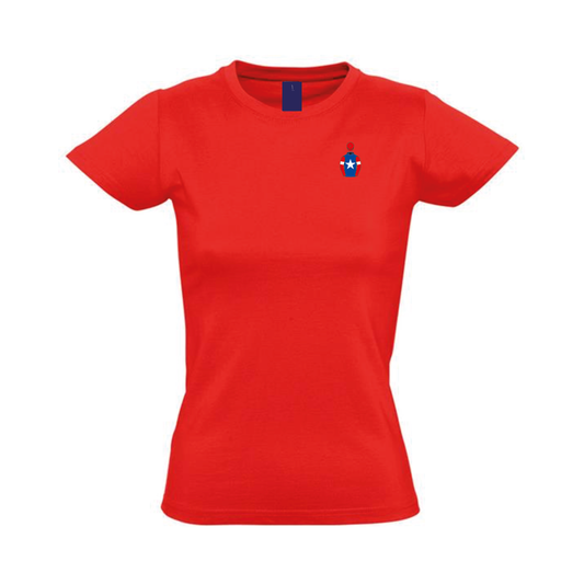 Ladies The Racing Emporium Embroidered T-Shirt - Clothing - Hacked Up