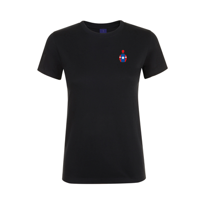 Ladies The Racing Emporium Embroidered T-Shirt - Clothing - Hacked Up